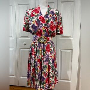 Vintage Gillian Silk Dress